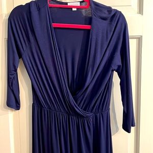 Flattering Navy Dress - never worn- above knee